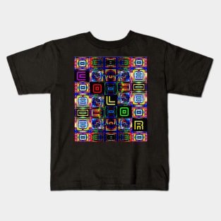 Color Grid Version 2 Kids T-Shirt